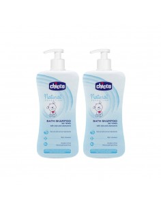 Chicco Natural Sensation Pack Gel de baño y champú sin lágrimas 2x500 ml