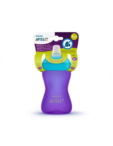 Avent Vaso con Boquilla Dura Morado +12 meses 300 ml