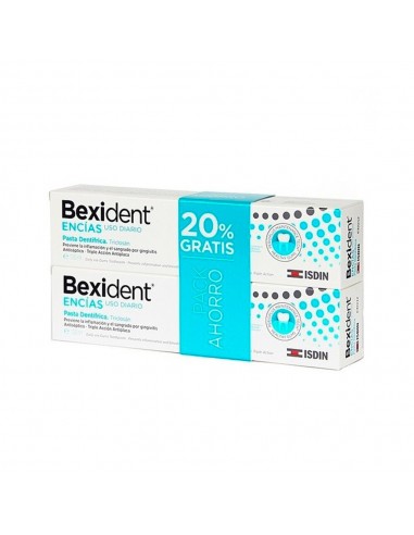 Bexident Duplo pasta encías 2x125 ml