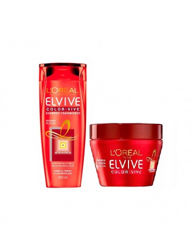 Elvive Pack Color Vive mascarilla 300 ml + champú de regalo