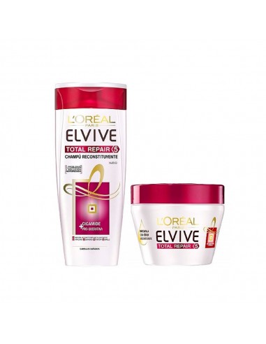 Elvive Pack Total Repair mascarilla 300 ml + champú de regalo