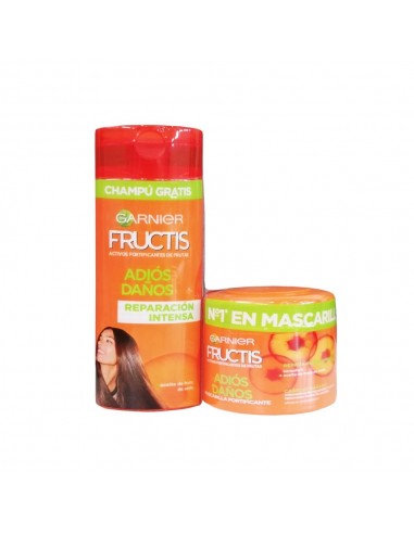 Fructis Pack Adios daños mascarilla 300 ml + Champú de regalo