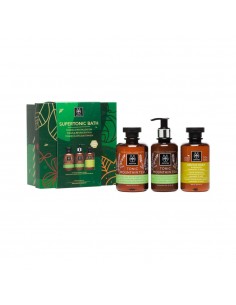 Apivita Set Gel y leche corporal Mountain Tea + Regalo Champú daily