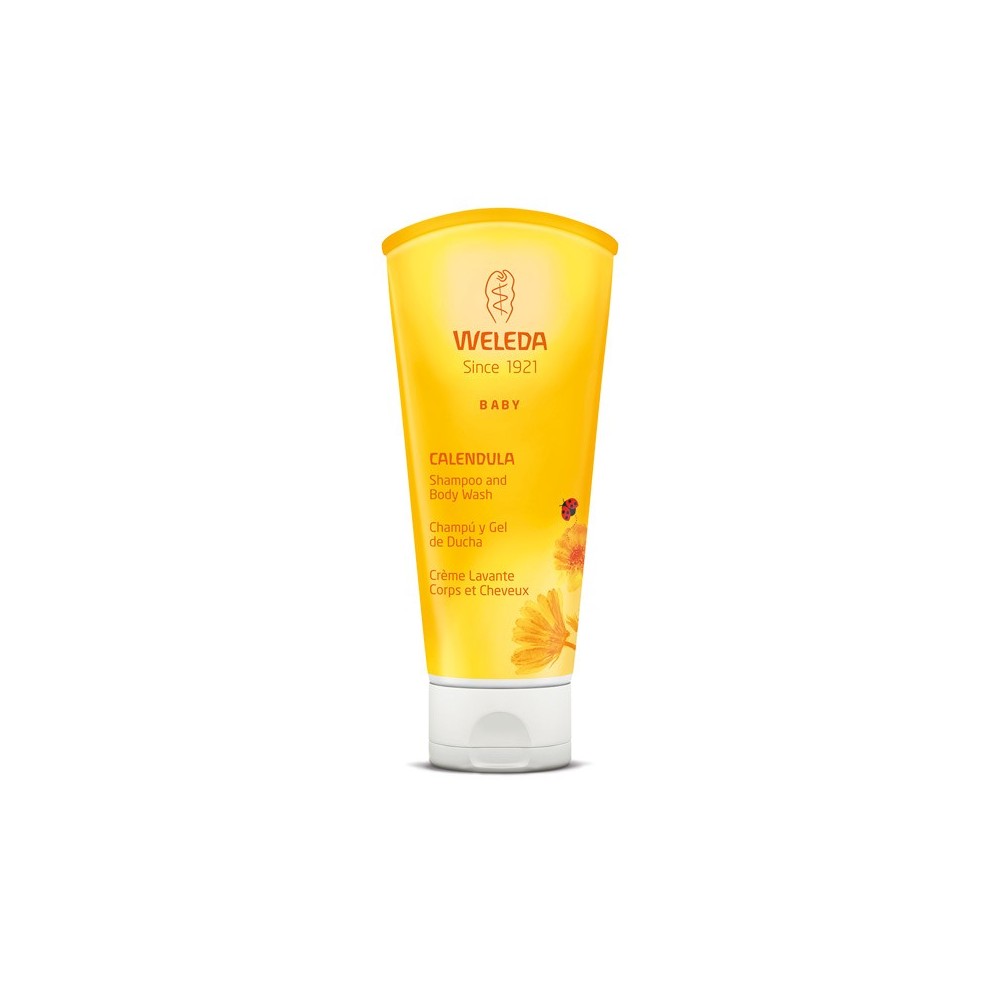 Weleda Champú& Gel de ducha de Caléndula Bebé-200 ml