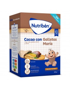 Nutribén Papilla de Cacao con galletas maría 500 g