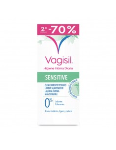 Vagisil Duplo Higiene Íntima Diaria Sensitive 250 + 250 ml