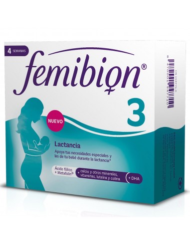Femibion 3 Lactancia 28 comprimidos + 28 cápsulas