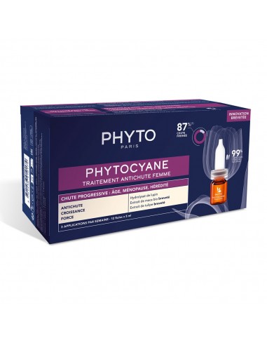 Phyto Phytocyane Mujer Caída Progresiva 12 ampollas 5 ml