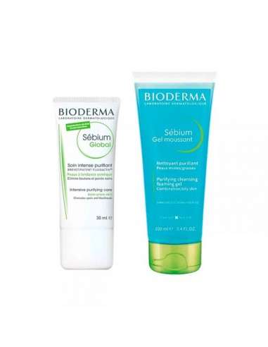 Bioderma Pack Sebium Sensitive 30ml + Gel Moussant 100ml