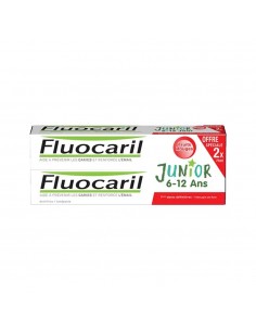 Fluocaril Junior gel Frutos Rojos Duplo 75+75ml