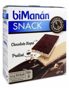 Bimanan Snack Choco Negro Praline 6u