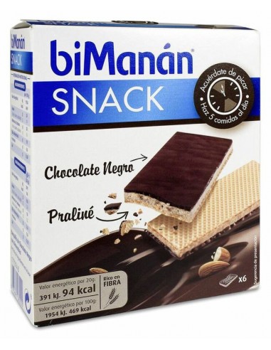 Bimanan Snack Choco Negro Praline 6u