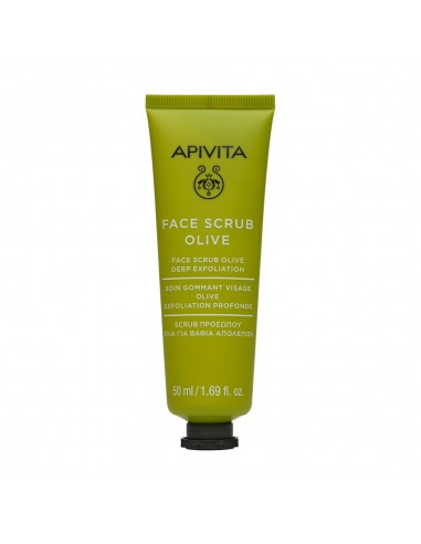 Apivita Face Scrub Mascarilla Exfoliante Intensiva de Oliva