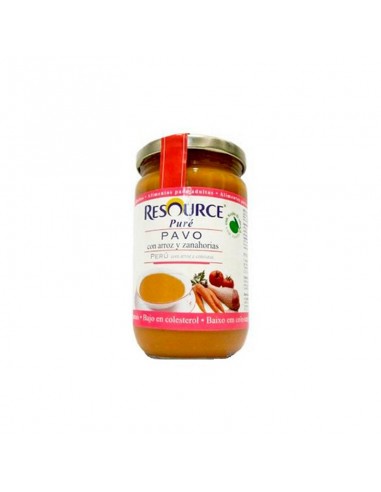 Resource Puré Pavo Con Arroz Y Zanahoria