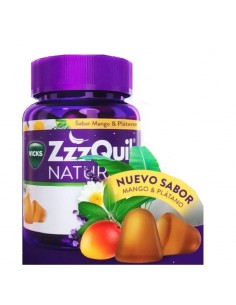 ZZZQuil Natura Mango y Plátano 60 gominolas