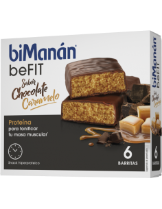 Bimanán BeFit Barritas Chocolate y Caramelo