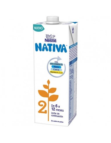 Leche continuación polvo Nativa 2 Nestlé desde 6meses 800g