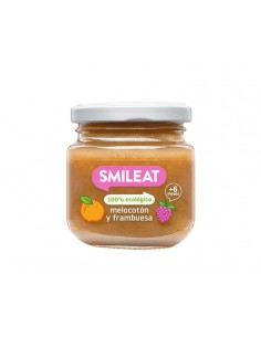 Smileat Tarrito 130g Frambuesa Y Melocotón Ecológico