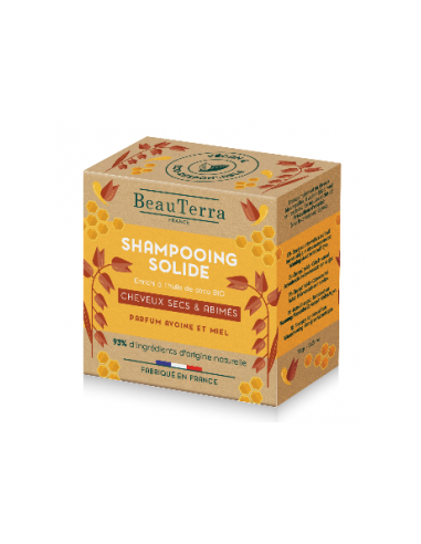 Beau Terra  Champú Sólido Cabello Seco 75g