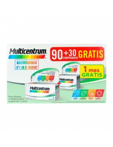 Multicentrum 90+30 Comprimidos con luteína