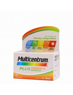Multicentrum Plus Ginseng y Ginkco 30 comp