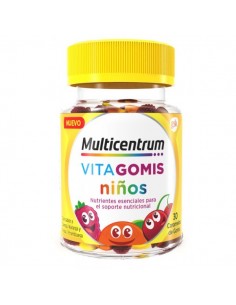 Multicentrum Vitagomis Niños 30 caramelos Frutos Rojos