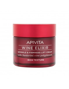 Apivita New Wine Elixir Crema rica antiarrugas y reafirmante efecto Lifting 50 ml