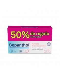 Bepanthol duplo pomada protectora bebé 30 g 2ª ud 50% de descuento