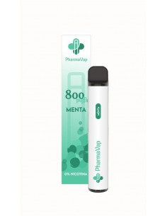 PHARMA VAP MENTA 800 PUFFS 0% NICOTINA