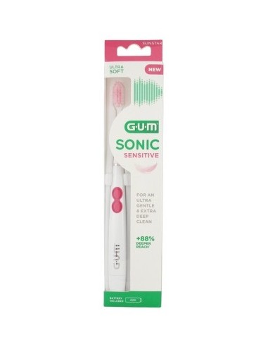 Gum Cepillo Sonic Sensitive Rosa