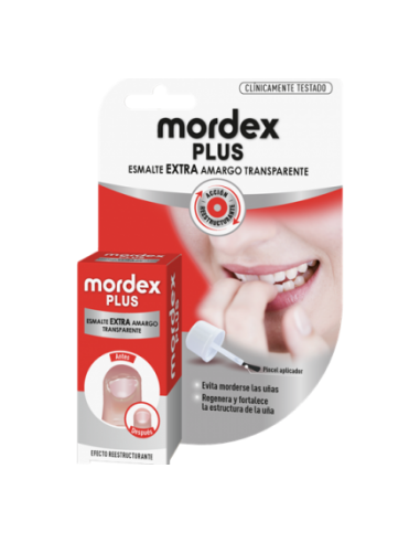 Mordex Plus Esmalte Amargo Transparente 9ml