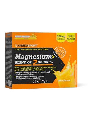 NAMED SPORT MAGNESIUM BLEND OF 2 SOURCES 20 SOBRES