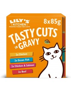 Lily's Tasty Cuts Gravy Tins Multipack 8 x 85 g