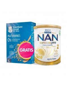 NAN Supreme Pro 2 800 g + Gerber Multicereales