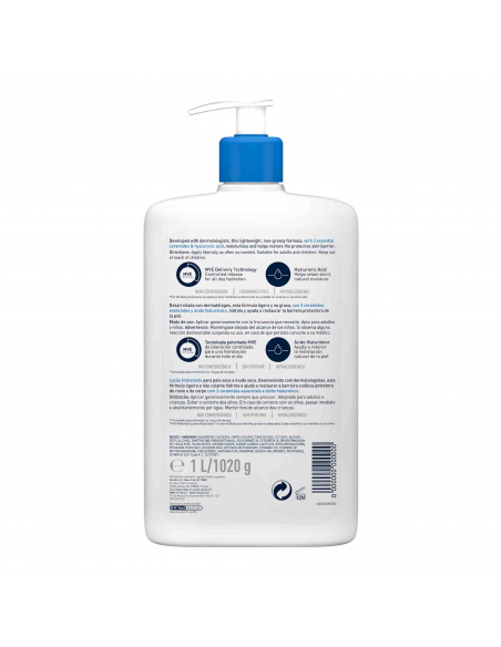 CeraVe Loción hidratante 1000 ml