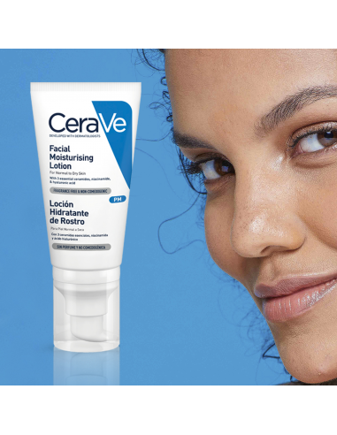 CeraVe loción Hidratante De Rostro Piel Normal 52 ml