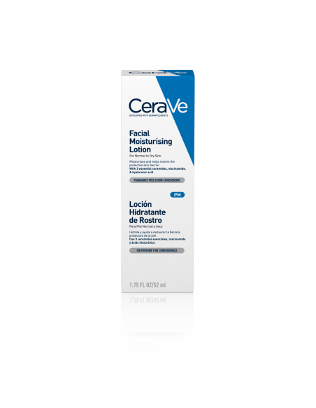 CeraVe loción Hidratante De Rostro Piel Normal 52 ml