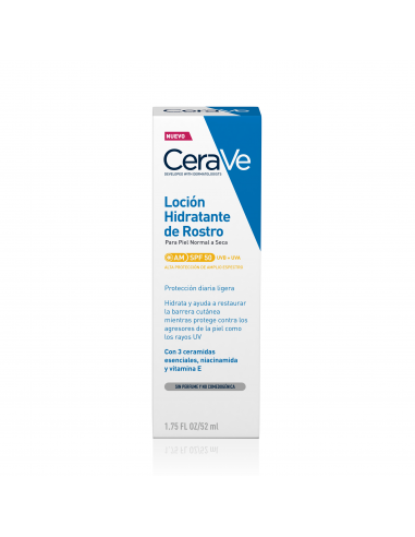 CeraVe Loción Hidratante De Rostro SPF 50  50 ml