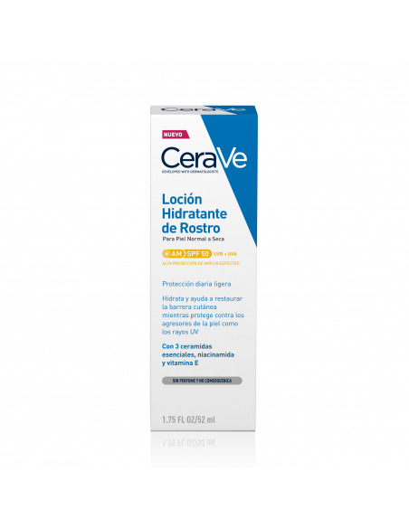 CeraVe Loción Hidratante De Rostro SPF 50  50 ml