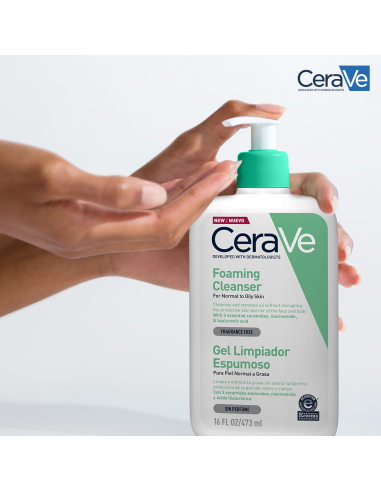 CeraVe Gel Limpiador Espumoso 473 ml
