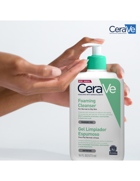 CeraVe Gel Limpiador Espumoso 473 ml
