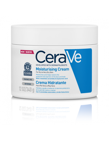 CeraVe Crema hidratante Piel seca 340 ml