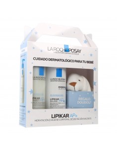 La Roche Posay Pack Baume AP+M 400 ml + Syndet 400 ml + Doudou