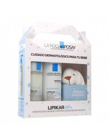 La Roche Posay Pack Baume AP+M 400 ml + Syndet 400 ml + Doudou