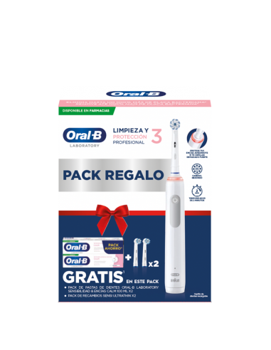 Oral B Cepillo Eléctrico Pack Régimen Limpieza Profunda Profesional 3