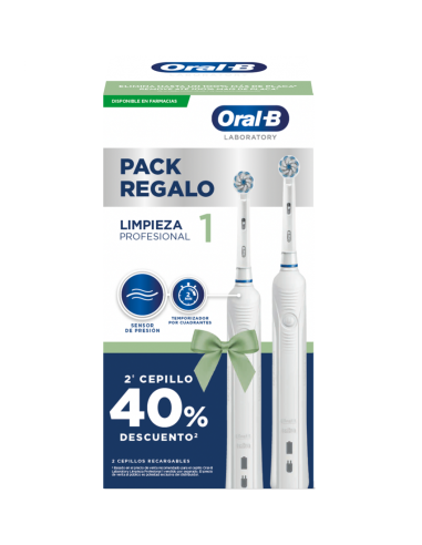 Oral-B Cepillo Eléctrico Pack Duplo Limpieza Profesional 1