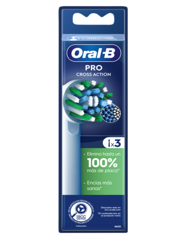 Oral-B Recambio cepillo eléctrico Cross Action 3 unidades