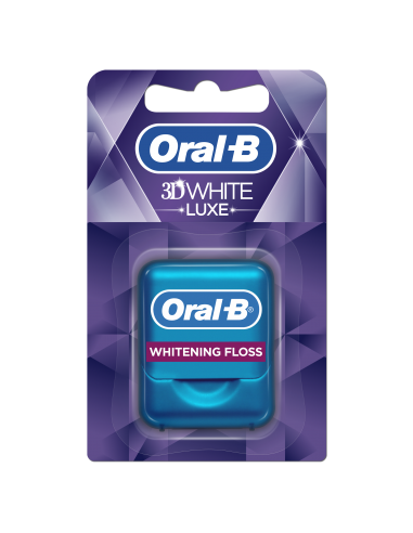 Oral-B 3D White Luxe Seda Dental Menta Radiante