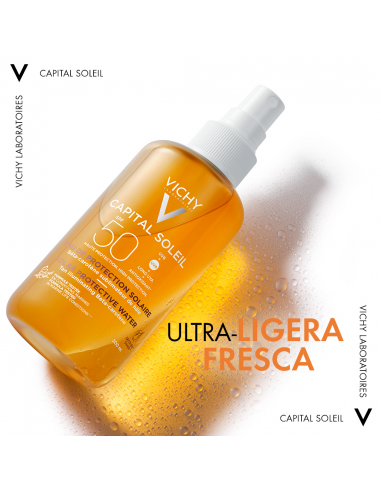 Vichy Capital Soleil Agua Luminosidad SPF50 200 ml
