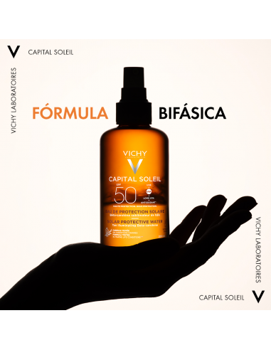 Vichy Capital Soleil Agua Luminosidad SPF50 200 ml